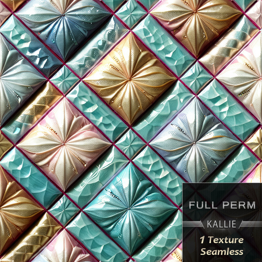 KJ Iridescent Seamless Texture - Gold Teal