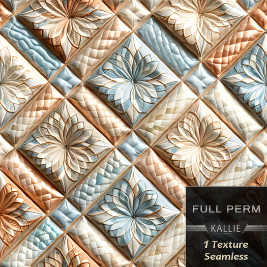 KJ Iridescent Seamless Texture - Beige Blue