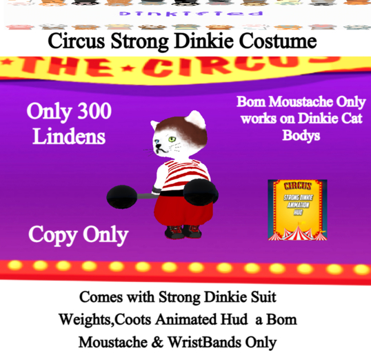 300Dinkified  Circus Strong Dinkie  Costume
