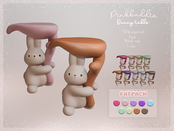 Pinkbaddie / Bunny Table