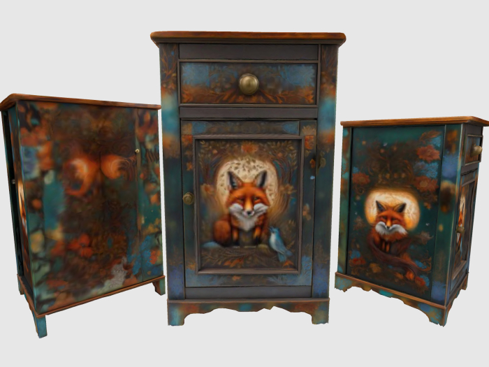 Fox Nightstand Table FULL PERM