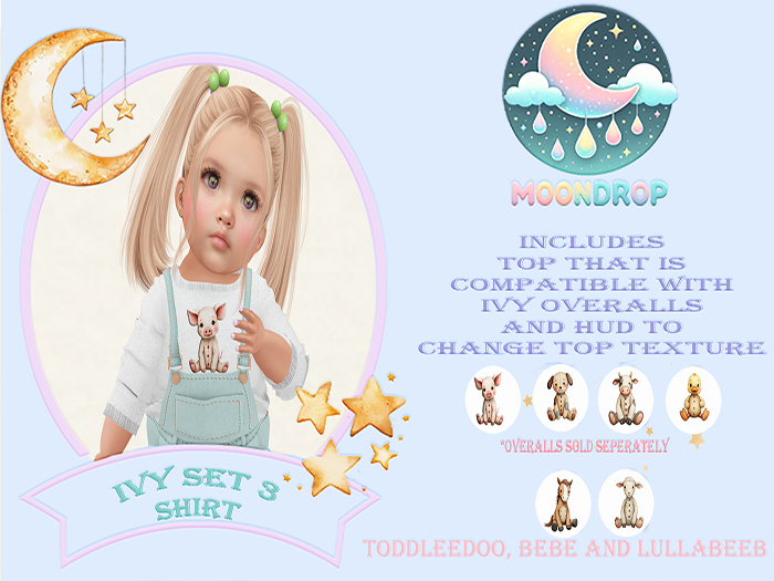 Moondrop~Ivy Shirt set 3 ADD ME