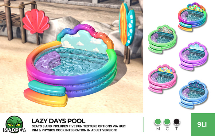 MadPea Lazy Days Pool PG