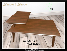 Reader's End Table, 1Prim