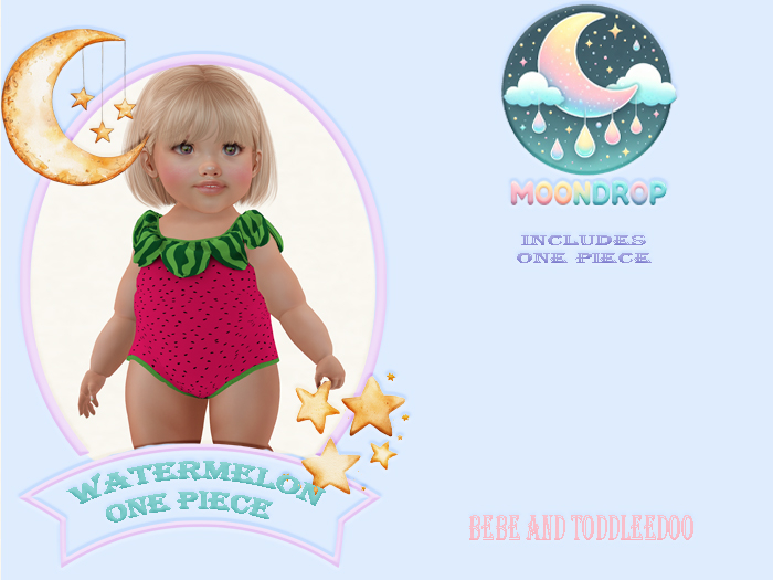 Moondrop~Feeling Fruity Watermelon One Piece  ADD ME