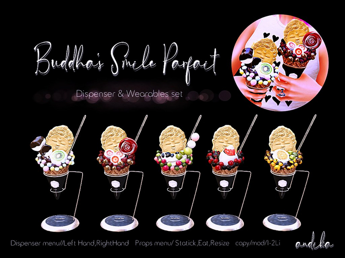 ADD/andika{andika Buddha's Smile Parfai}Dispenser&Wearables set