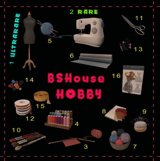 02-BSHouse Hobby Sewing Machine - RARE