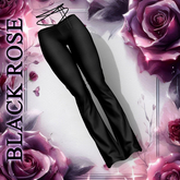 Black Ribbon Pants LaraX