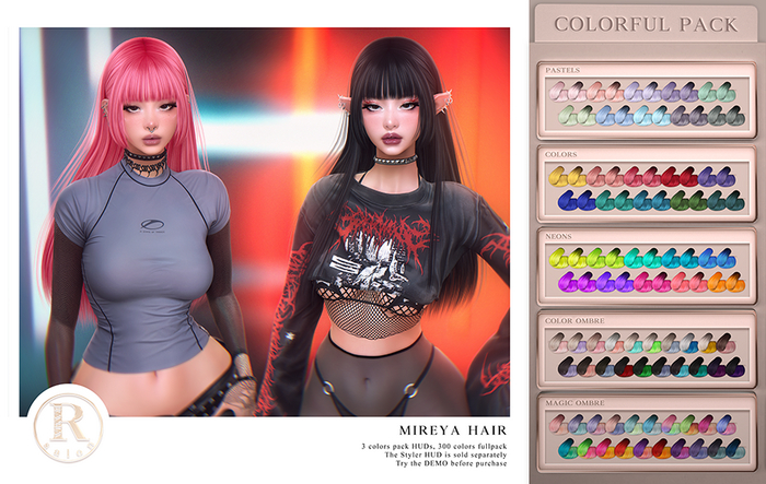 RAMA.SALON - Mireya Hair 'Colorful Pack'