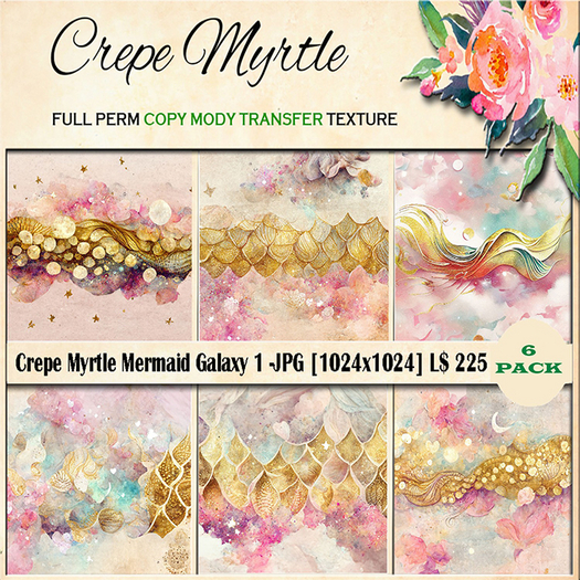 Crepe Myrtle Mermaid Galaxy 1
