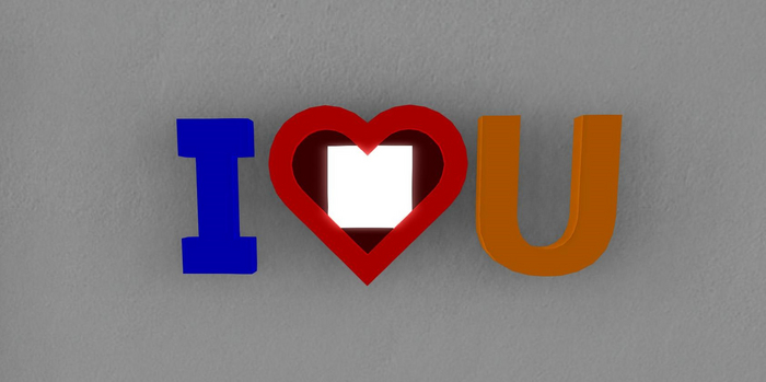 I Love You Photo frame