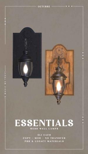 Octubre: Essentials - Lamp - Black.