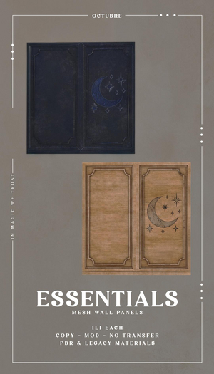 Octubre: Essentials - Wall Panel - Wood.