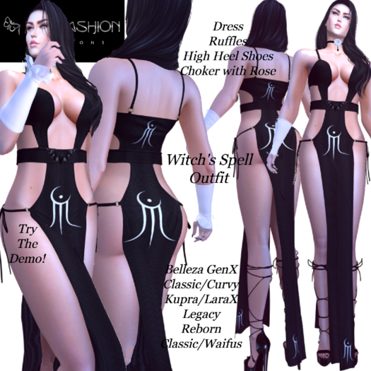 ART & FASHION - WITCH'S SPELL OUTFIT