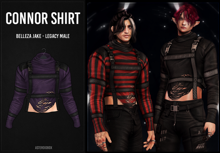 AsteroidBox. Connor Shirt - Purple