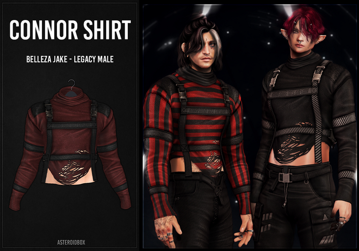 AsteroidBox. Connor Shirt - Red