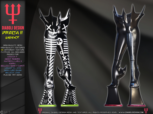 Second Life Marketplace - DEMO - DIABOLI DESIGN - DROLTA II UNISEX
