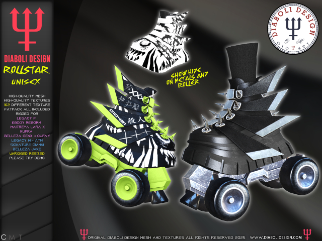 DIABOLI DESIGN - ROLLSTAR UNISEX