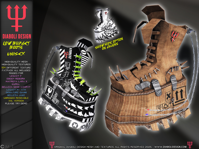DEMO - DIABOLI DESIGN - LOW BUDGET BOOTS UNISEX