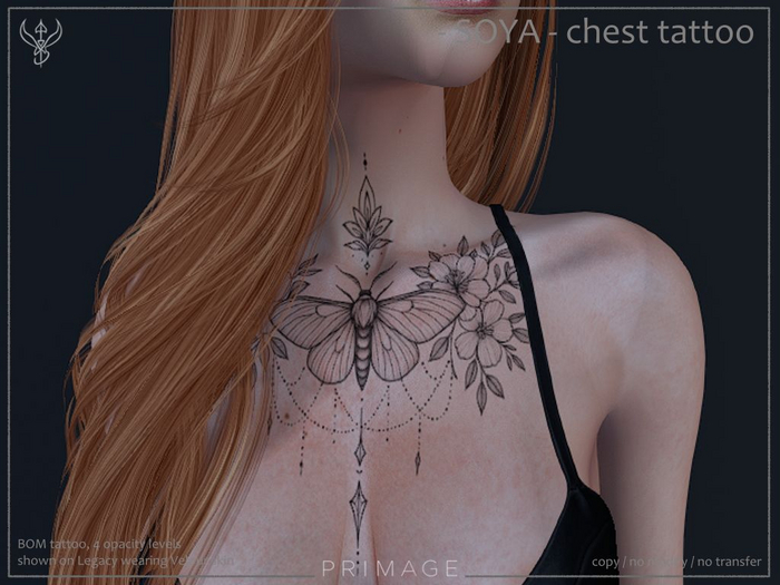 PRIMAGE - SOYA chest tattoo