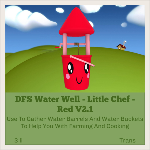 DFS Water Well - Little Chef - Red V2.1