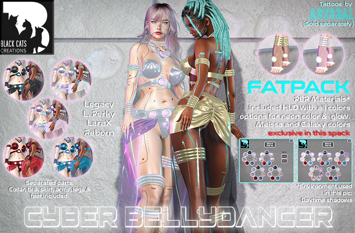 [BCC] Cyber Bellydancer - FATPACK - ADD ME