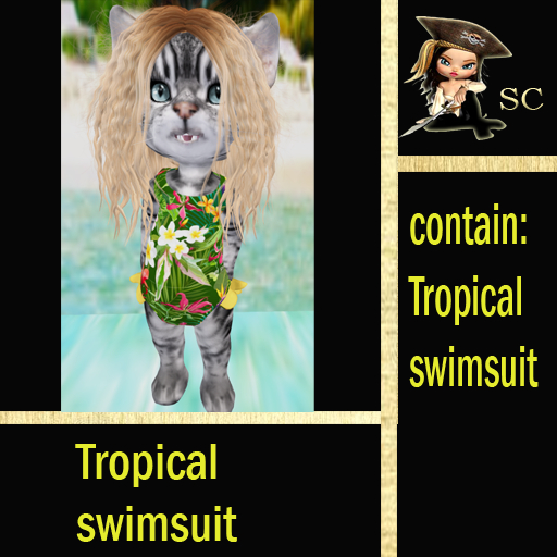 Tropical swimsuit