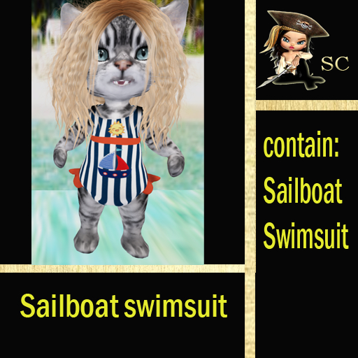Sailboat swimsuit