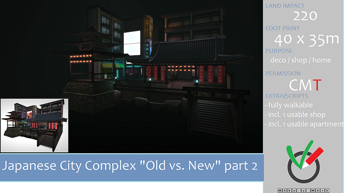 MAke a MArk - Japanese City Complex #2 - "Old vs. New" #2