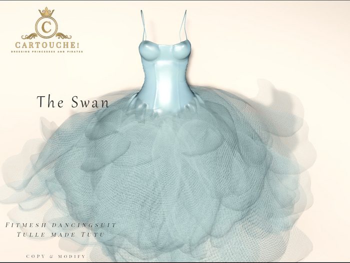 !C! Blue Swan {Fitmesh Eve Cristal}