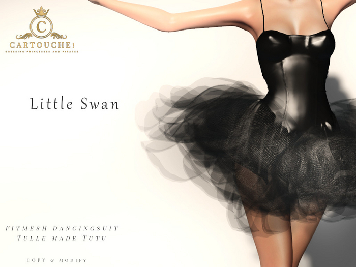 !C! Little Swan Black {Fitmesh Legacy}