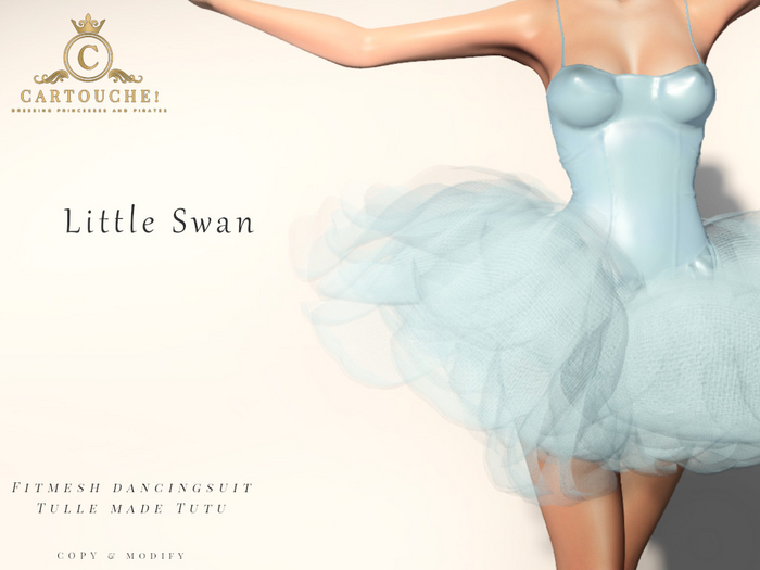 !C! Little Swan Blue {Fitmesh Erika}