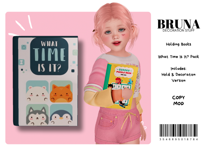 BRUNA - Holding Books - What Time Is It? Pack