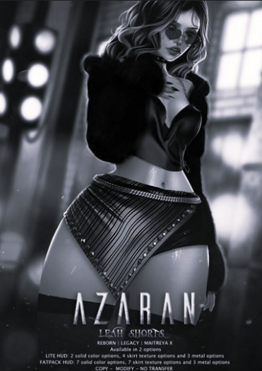 AZARAN - LEAH SHORTS - DEMO.