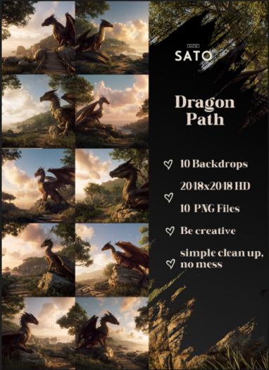 SATO - Dragon Path backdrops (UNPACK)
