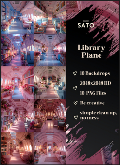 SATO - Library Plane backdrops (UNPACK)
