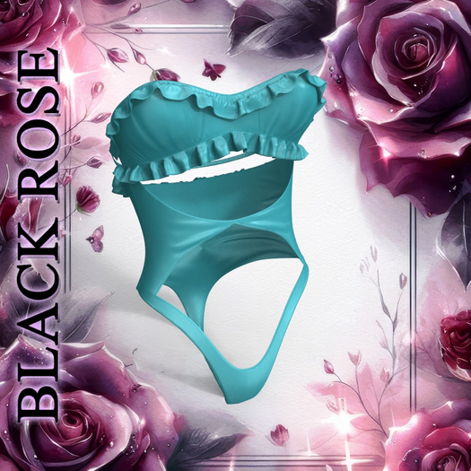 Teal Ruffle Swimwear Legacy