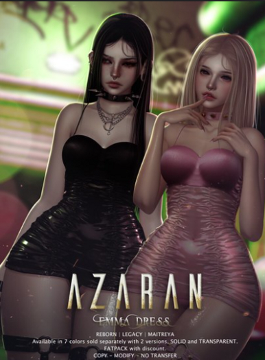 AZARAN - EMMA DRESS - PINK.
