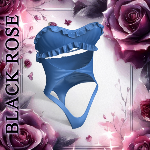 Blue Ruffle Swimwear Reborn