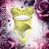 Yellow Ruffle Swimwear Reborn