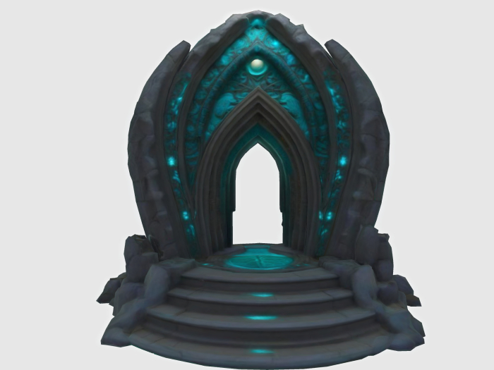Obsidian Arch Statue FULL PERM