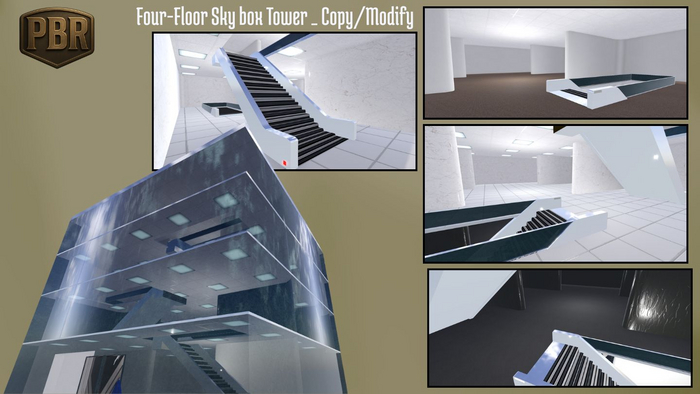 Four-Floor Sky box Tower _ Copy/Modify