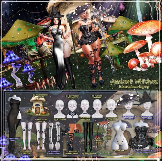 15 EVIL SCEPTER - ANCIENT WHITCHES - SUGAR DOLLS