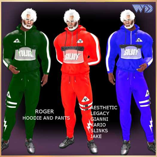 WAD DESIGNS ROGER HOODIE AND PANTS