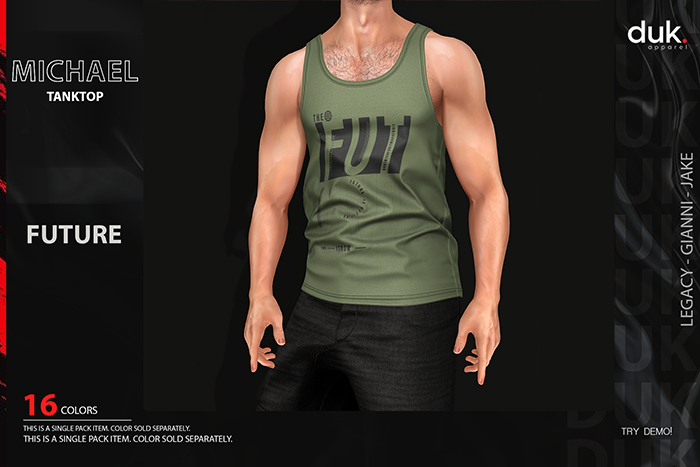 [DUK] - Michael Tanktop //  - Future - Wear