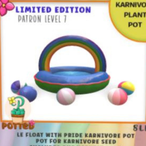 Potted ~ LE Float With Pride Karnivore Pot