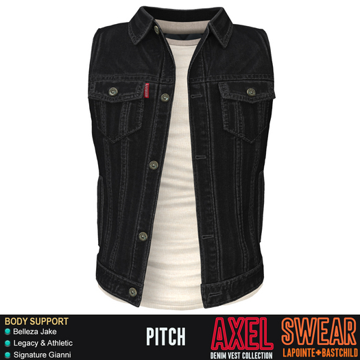Denim Vest - Axel - PITCH