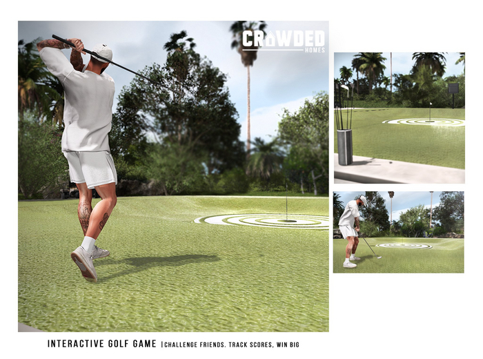 Crowded Homes ~ Interactive Golf Game + Golf Pack