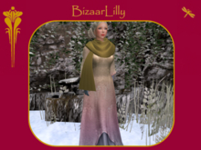 Shetland Wool & Silk Wrap ~ Curry