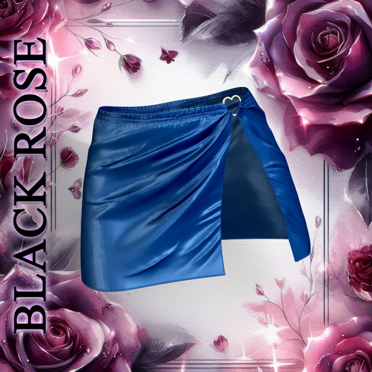 Blue Wrappy Skirt LaraX